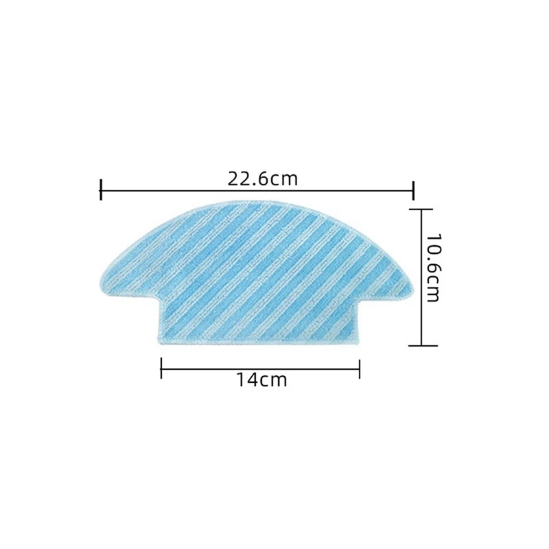 Brosse latérale de remplacement pour aspirateur robot, filtre Hepa, chiffon de vadrouille, OKP Life K2, K3, K4, Lefant M210, M210S, M210B, M213, 6 pièces