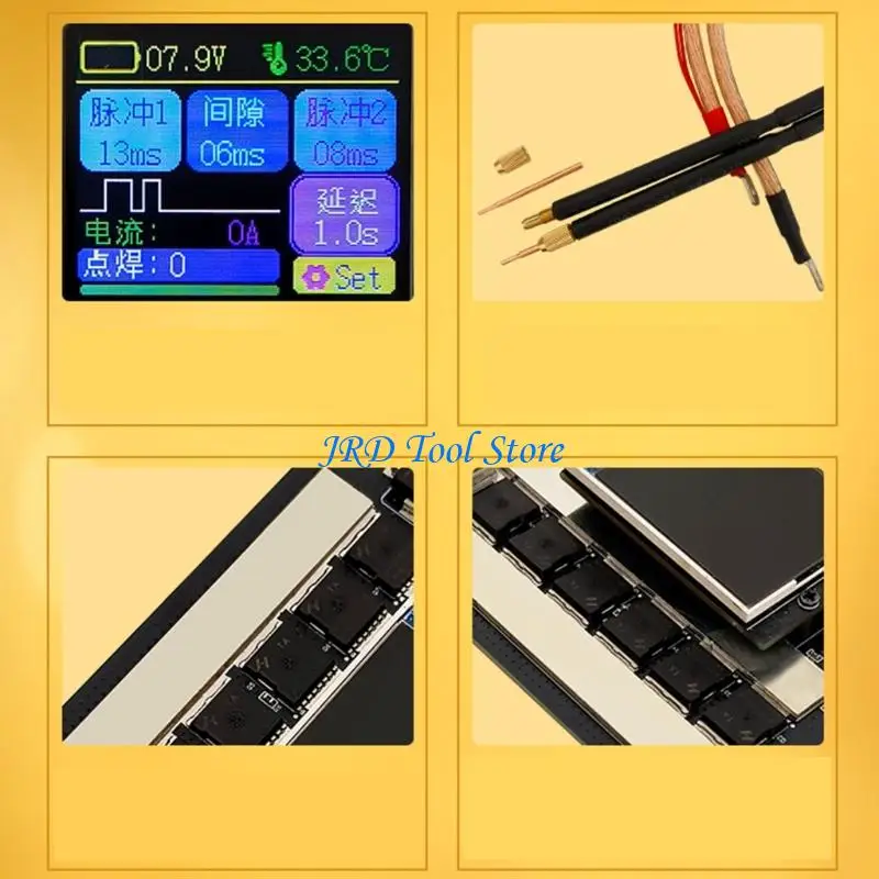 

A2UD Compact Battery Spots Welder Detachable Welding Pen Welding Machine For DIY Projects On 18650 Batteries LCD Display