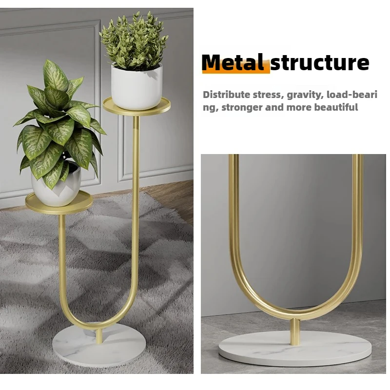 Creative Metal Plant Stand Floor Shelves for Living Room Balcony Flowerpot Holder Decorative Vases Display Rack Decorative