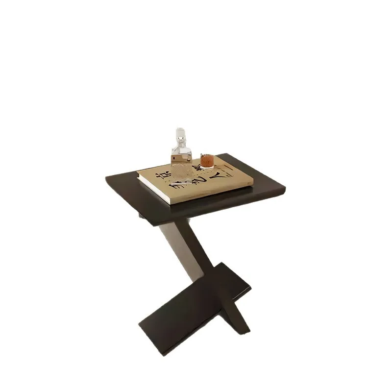 

Sofa side table coffee table movable light luxury living room creative design corner few minimalist bedside small edge few solid