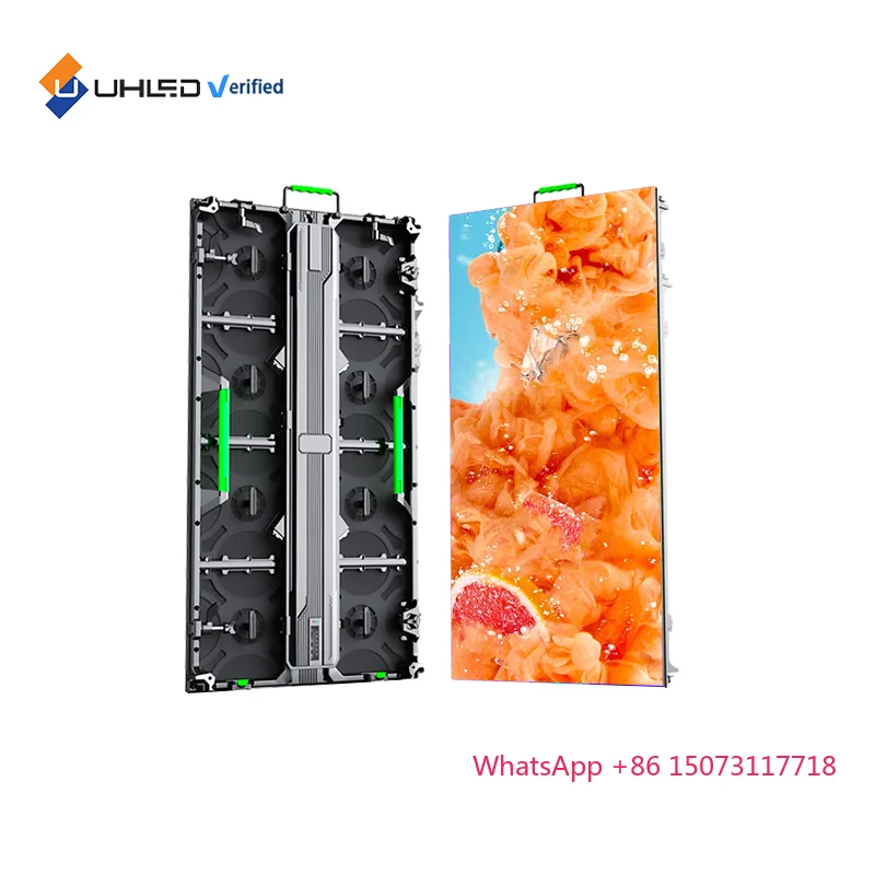 500x500 مللي متر في الهواء الطلق P4.81 شاشة LED المرحلة خلفية Led الفيديو جدار سلس الربط تأجير شاشة عرض LED #4