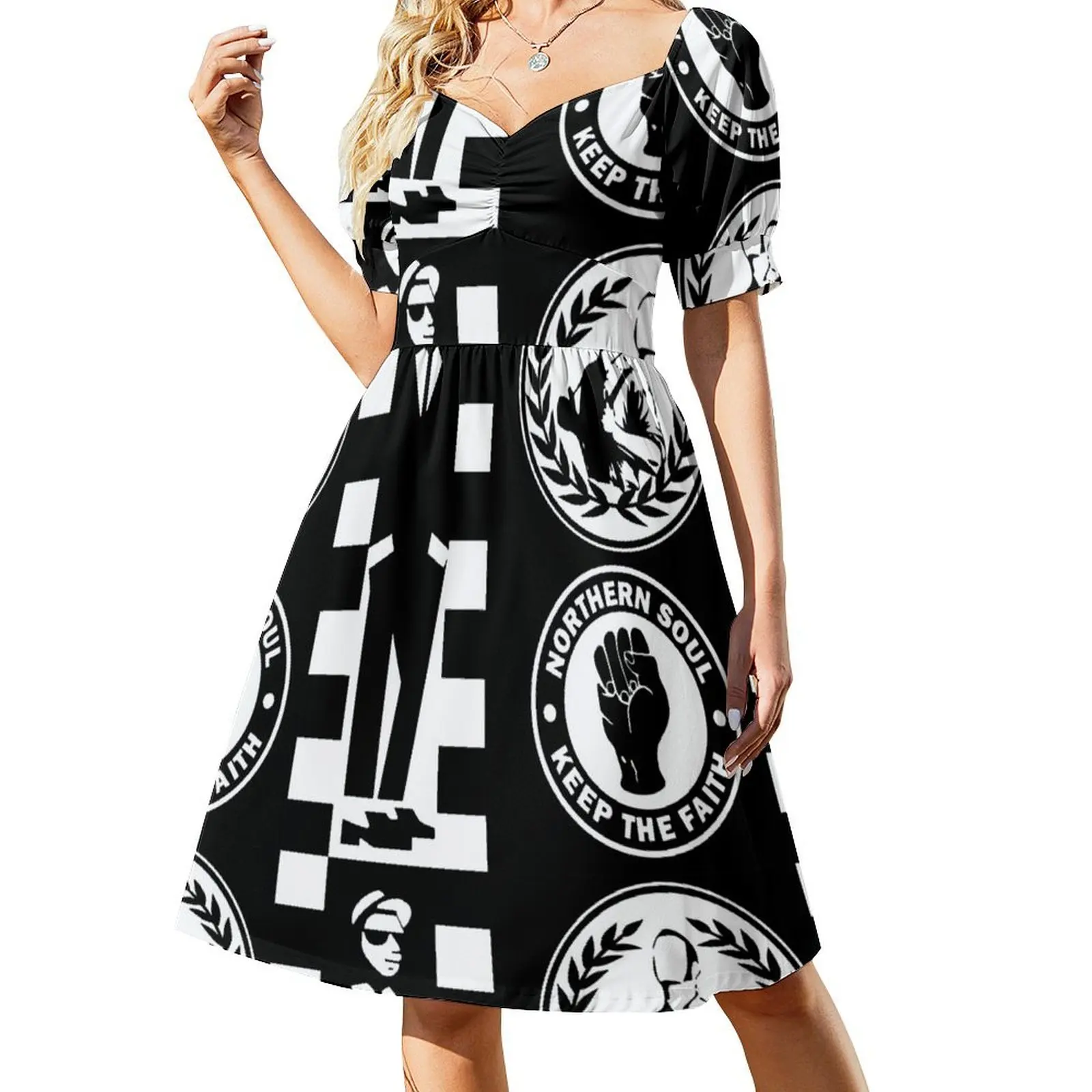 

2Tone, Skinhead and Northern Soul Short Sleeved Dress dresses women summer 2025 Aesthetic clothing Dress