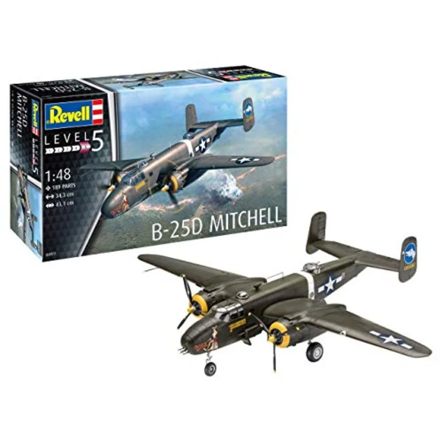 RV04977 B-25C/D Plastic Model kit, 1:48