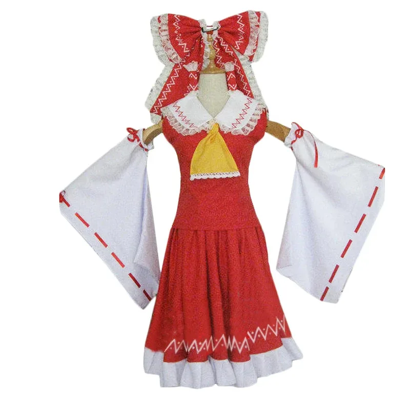 

2025 aaa Reimu Hakurei Women Dress Cosplay Costume for Stocking Scarf