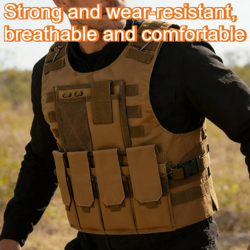 Picture 5: Multi pocket tactical vest role-playing combat suit hunting vest