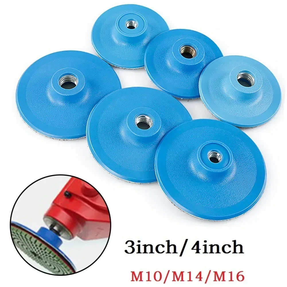 1 ชิ้น 3 "หรือ 4" Sanding Disc Backing Pad M10 M16 แผ่นกาว Self Car Paint Care Polishing Pad เหมาะกับ Sander/ขัด