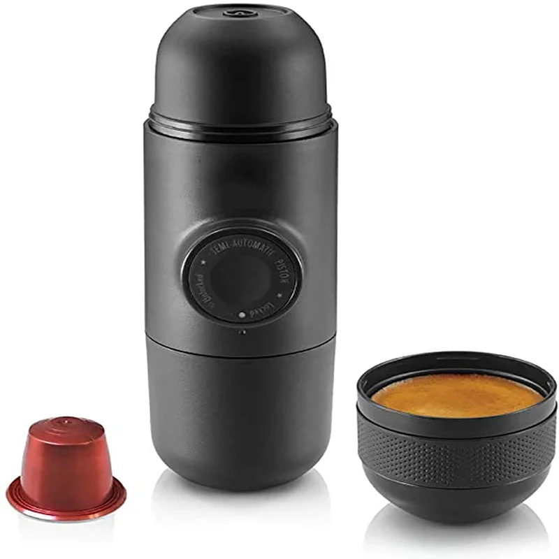 ZOGIFTS Hot Sale Portable Espresso Machine Compatible Capsules and Compatibles Hand Mini Coffee Maker