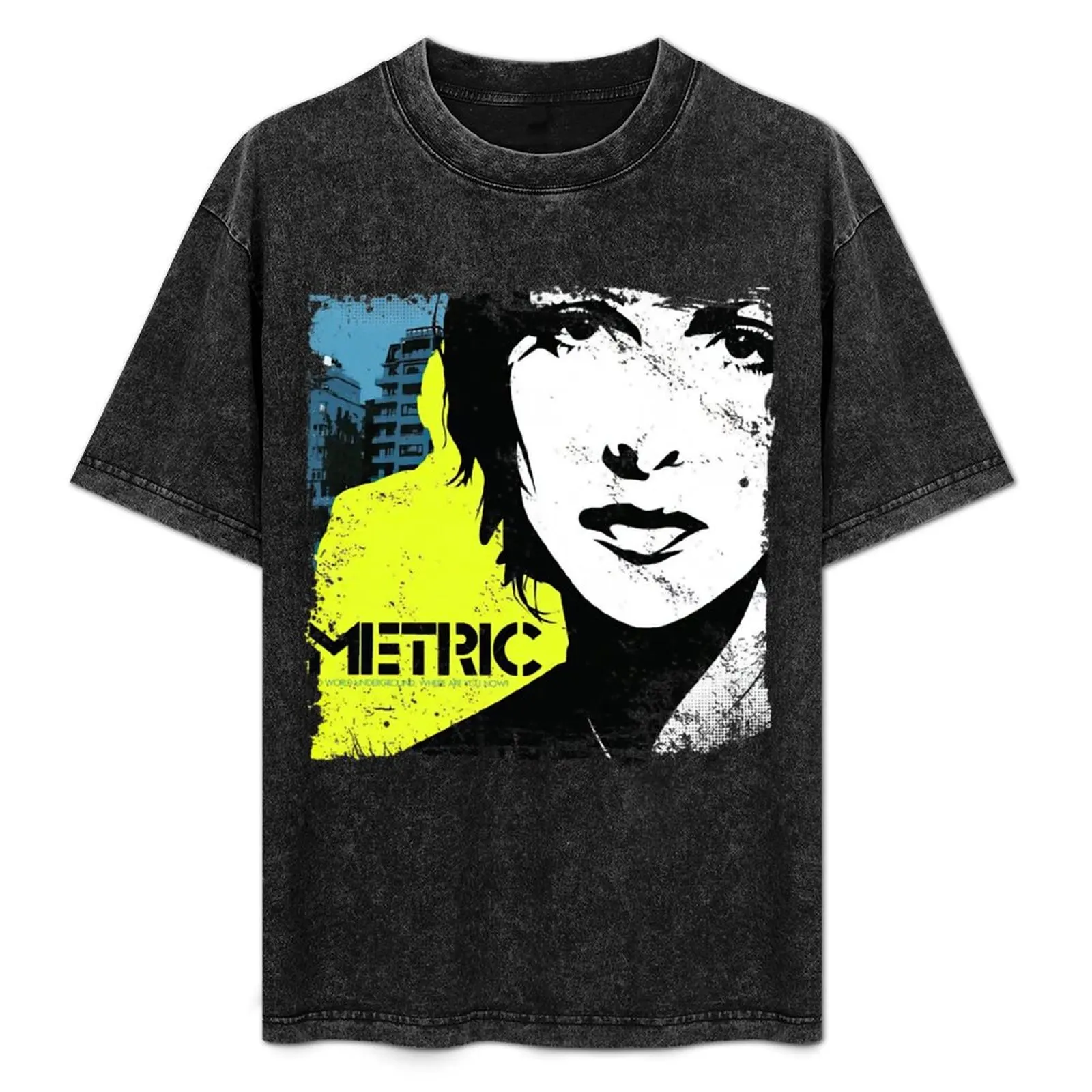 

Metric Old World Underground T-Shirt Summer Fashion Casual Tee Shirt