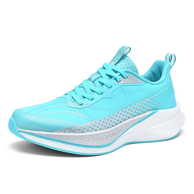 

Новые кроссовки для бега и марафонского спорта, сетчатая ткань с настоящей карбоновой пластиной, мужская и женская походная обувь 2025 года, мужская