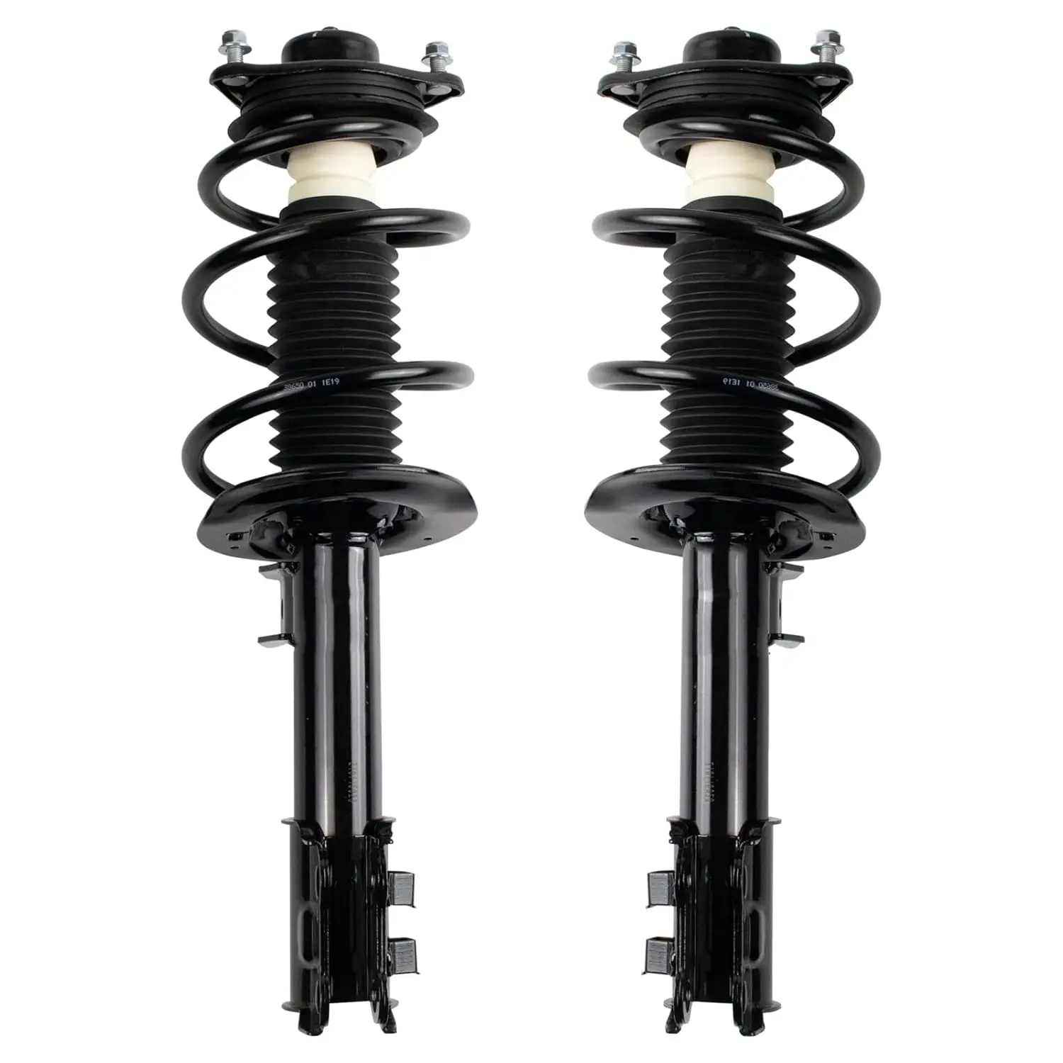 

Комплект передней стойки и винтовой пружины в сборе с стороны водителя и пассажира, совместимый с Hyundai Sonata 11-14, 11-15 Kia Optima