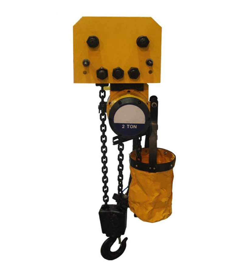 500kg Pneumatic Portable Hoisting Winch Crane Air Hoist with Chain for Small Weight