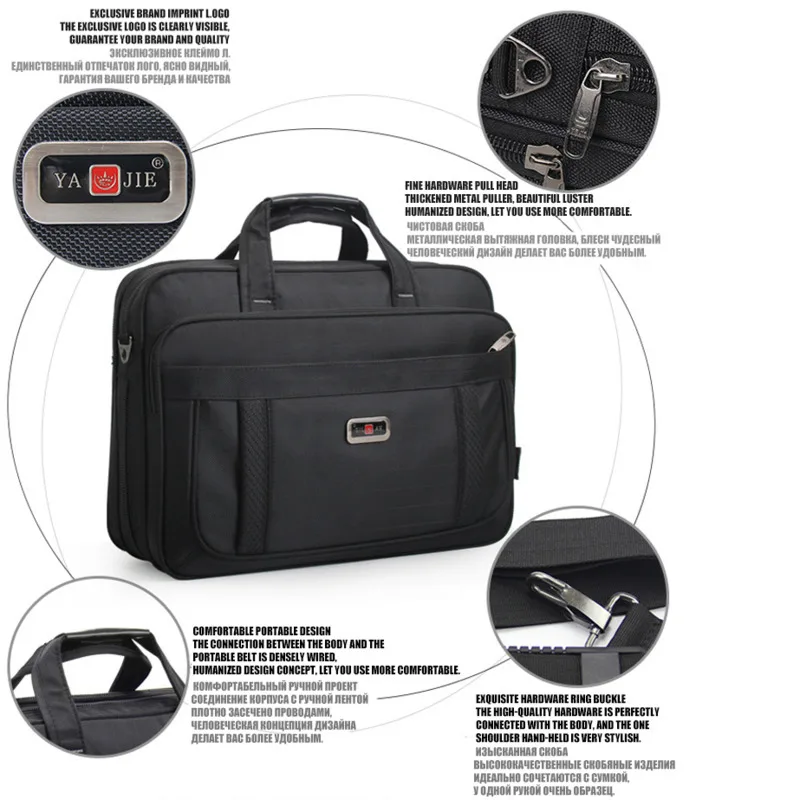 Imagem -04 - Polegada Bolsas de Laptops Meninos Arquivos de Ombro Bolsa de Livros Bolsas de Computador Portátil Masculino Marca Bolsas de Computador à Prova Impermeável Água Durável 15.6
