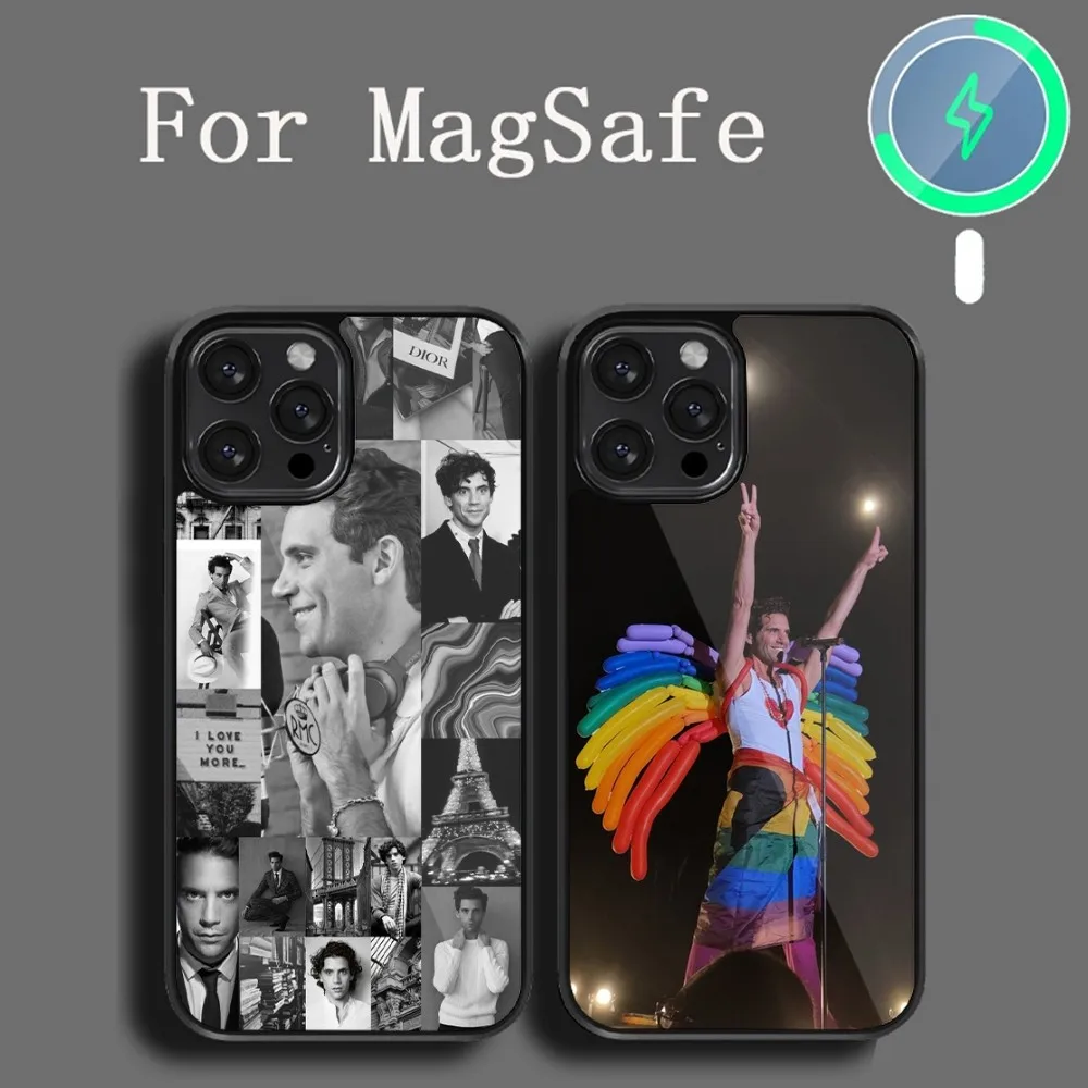 

Singer Mika Penniman Phone Case For iPhone 14 13 12 11 15 Pro Max Plus Magsafe Magnetic Cover