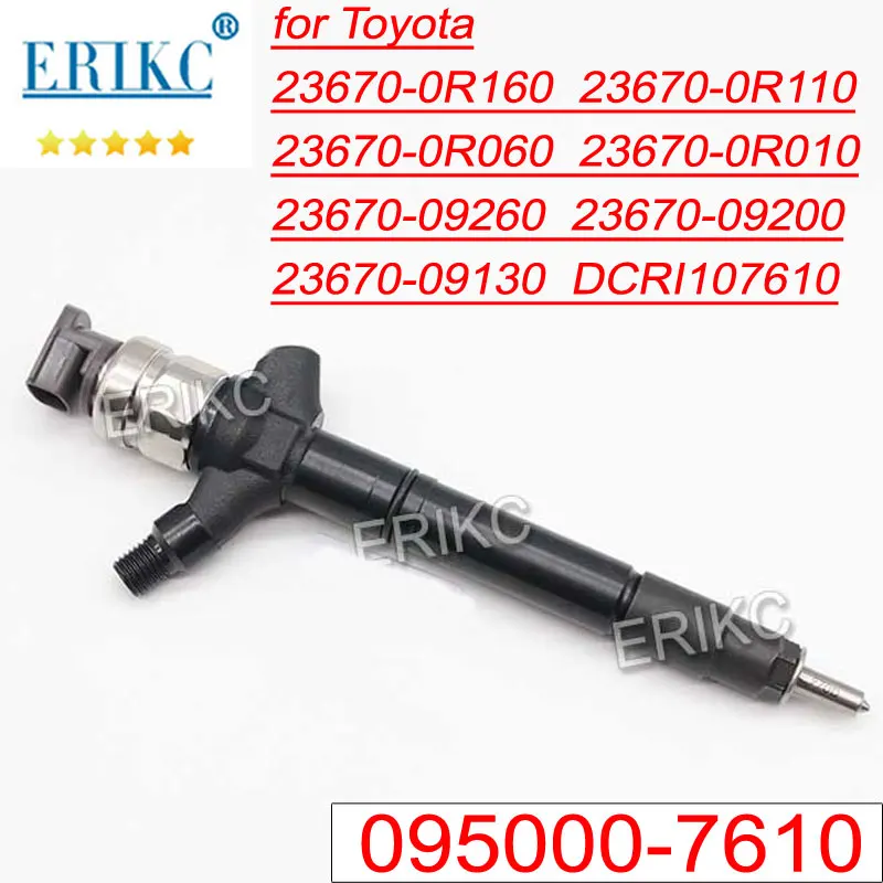 095000-7610 Injector Nozzle 095000-7611 DCRI107610 FUEL INJECTOR for DENSO 23670-0R160 TOYOTA AVENSIS T25 2AD FTV