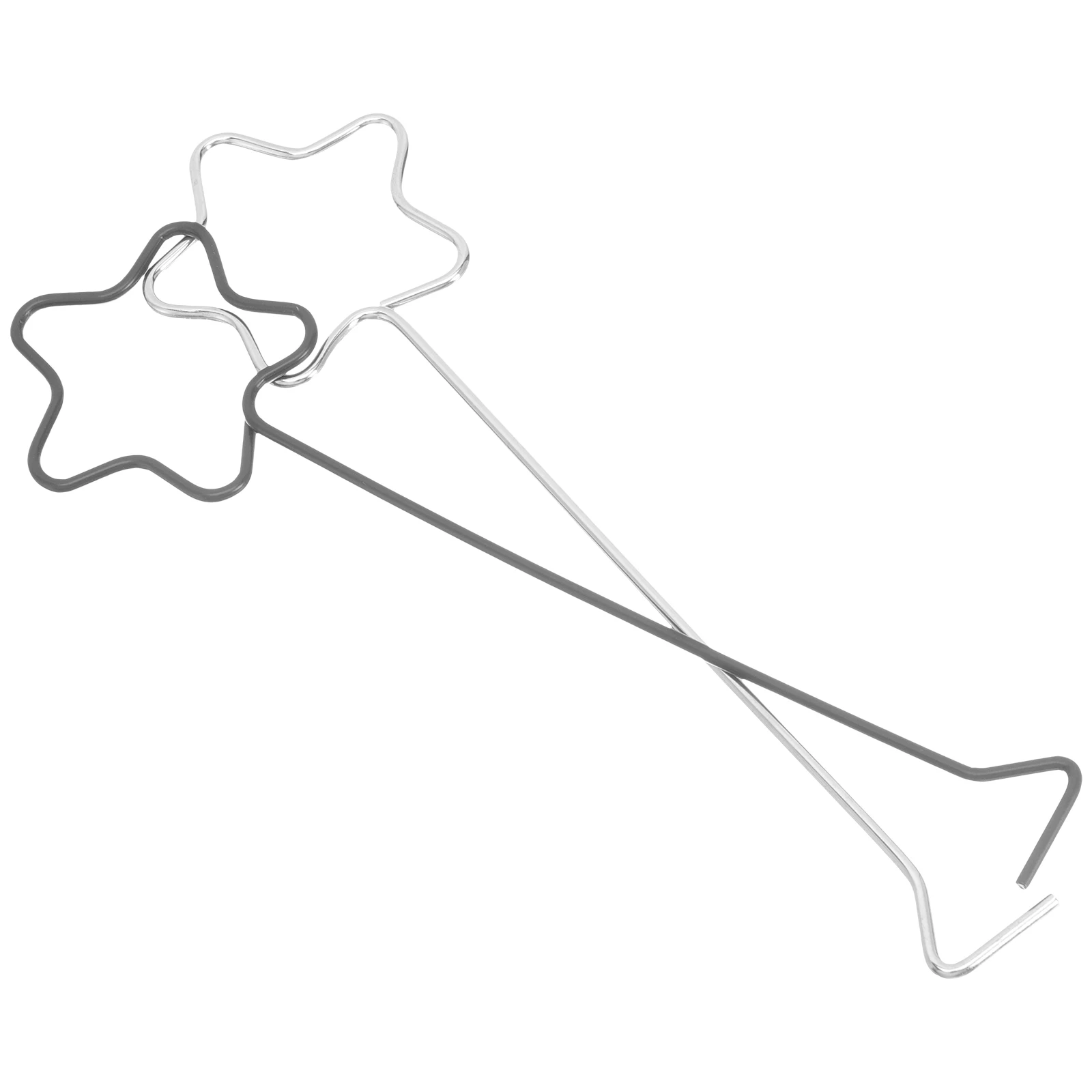 2 قطعة السنانير الفتيل ستار تصميم أداة طفاية الحديد ل جرة الشموع لوازم المنزل مقبض طويل الفتيل قحافة المعادن