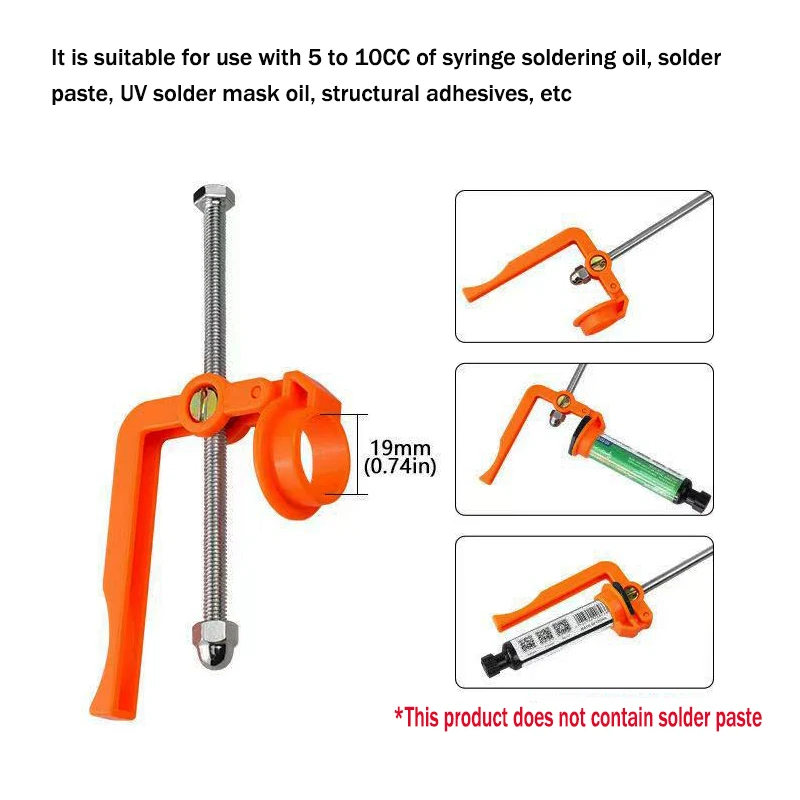 Solder oil booster,solder paste pushing tool,Uv hot melt glue gun rod booster,PCB soldering accessory tool,easy and effortless