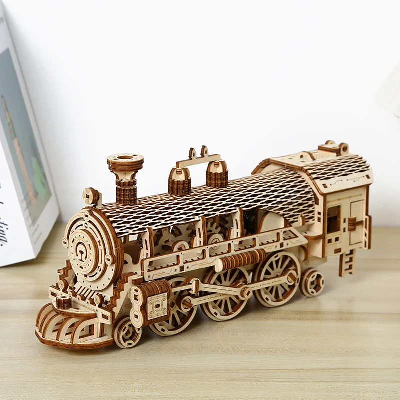 3D wooden puzzles Diy Board Games Montessori Education Puzzle Toys Home Decoration Craft Exquisite Birthday Gifts For Kids