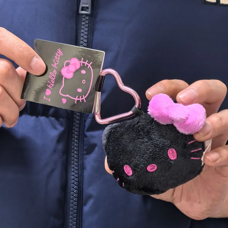 Pluszowa zawieszka do plecaka z motywem Hello Kitty, japoński styl kawaii, Sanrio, kreatywny breloczek, prezent urodzinowy dla dzieci, 2025