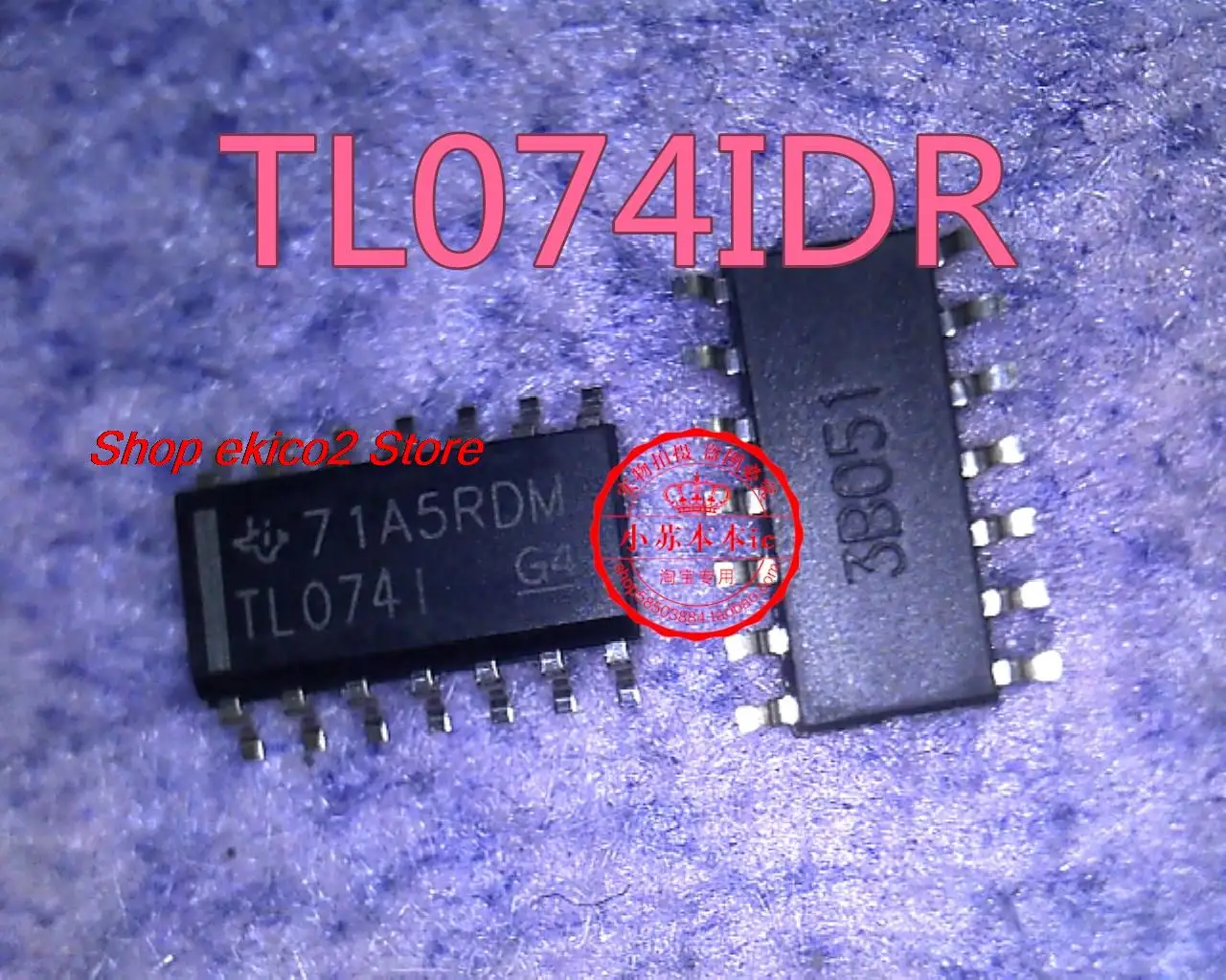 TL074IDR :074I SOP-14 IC, stock d'origine, 10 pièces