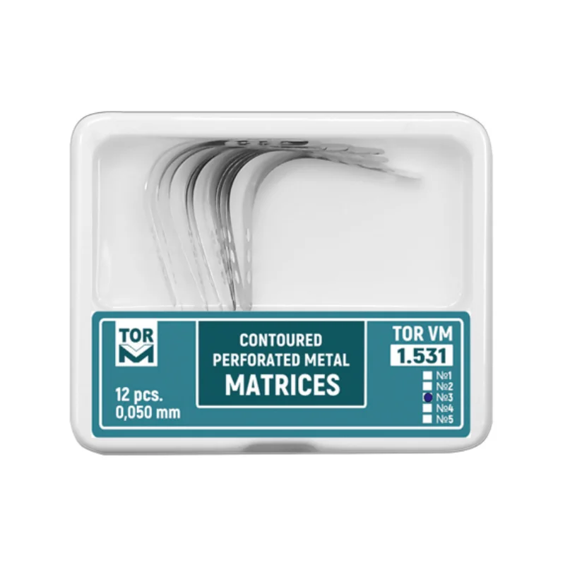 مصفوفات معدنية مثقبة محيطة ، مواد طب أسنان ، أجزاء طبيب أسنان ، تور VM