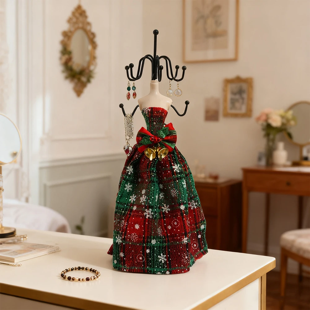 For Christmas Decorations Tangle-free Holder Necklace Display Holiday Decoration Multicolored Decorative Shelf
