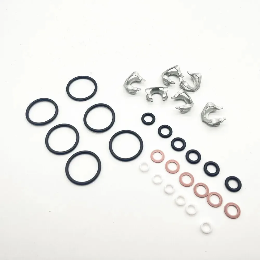 

6PCS 03H198149A Oil Heater Repair Kit O-ring Seal 03H198149 95511091000 03H906036E 95511091100 Audi Q7 Volkswagen Passat CC