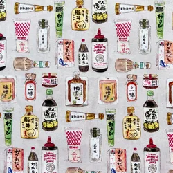 Mini Pattern Japanese Seasoning 100% Cotton Fabric Patchwork Sewing Quilting Fabrics Needlework For Tissue DIY Cloth Sew Dress