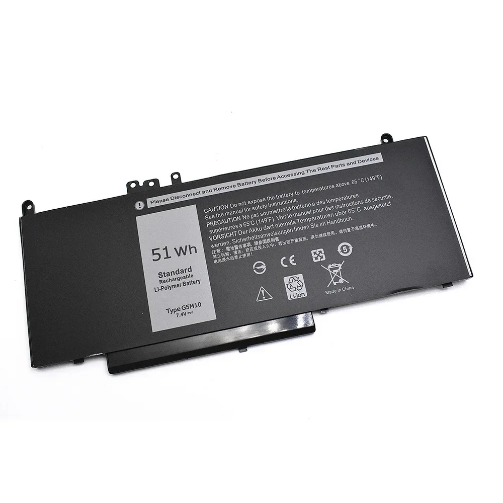 7.4V 51WH New  G5M10 Laptop Battery for Dell Latitude 3150 E5250 E5450 E5550 Notebook 15.6