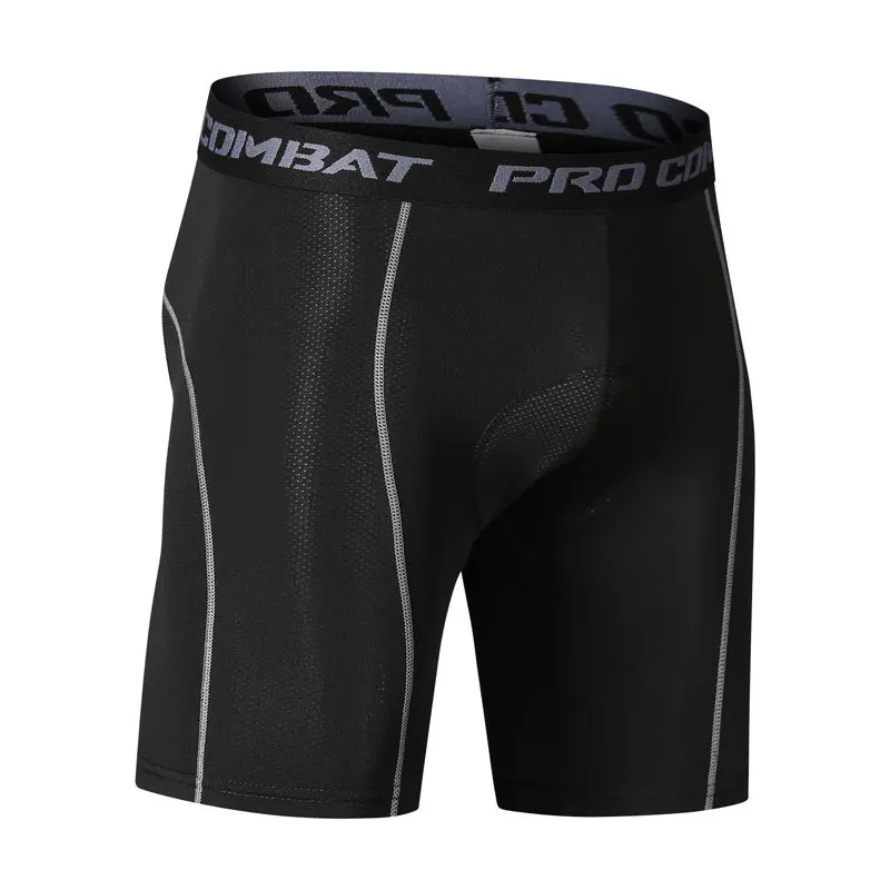 2024 Men's Cycling Shorts Coolmax 5D Padded Bicycles Riding Pants Shockproof MTB Bike Shorts Biking Cycle Wear Tights