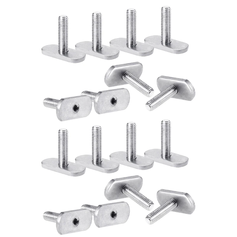 

Kayak Track Mount M5/M6 Stainless Steel Screws & Track Nuts Gear Mounting Accessories for Any Rail/Track System on Kayak