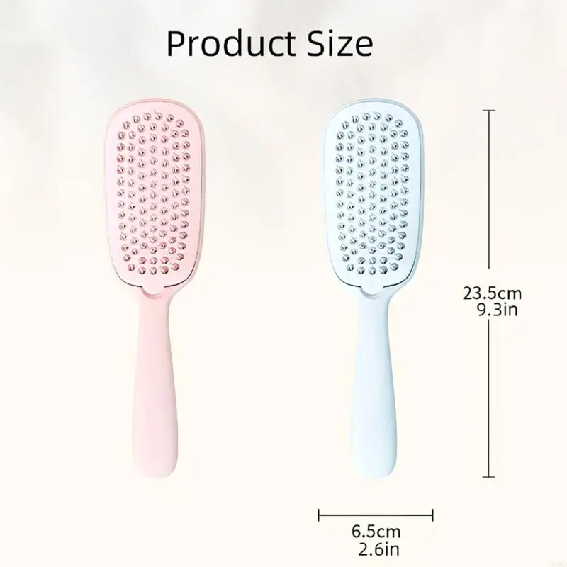 918D Rambut portabel pijat pijat untuk gaya detangler rambut basah dan kering gaya kuas detangler