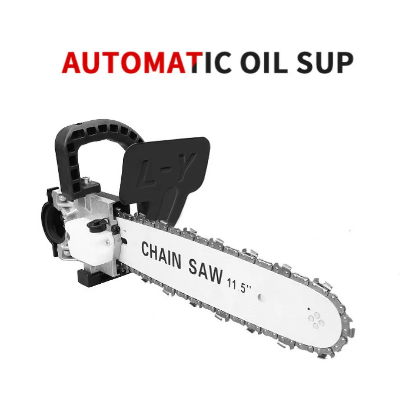 Chainsaw Bracket Parts Change Angle Grinder Into Chain Saw Wood Cutting Electric Saw For 100mm Electric Angle Grinder Accessorie