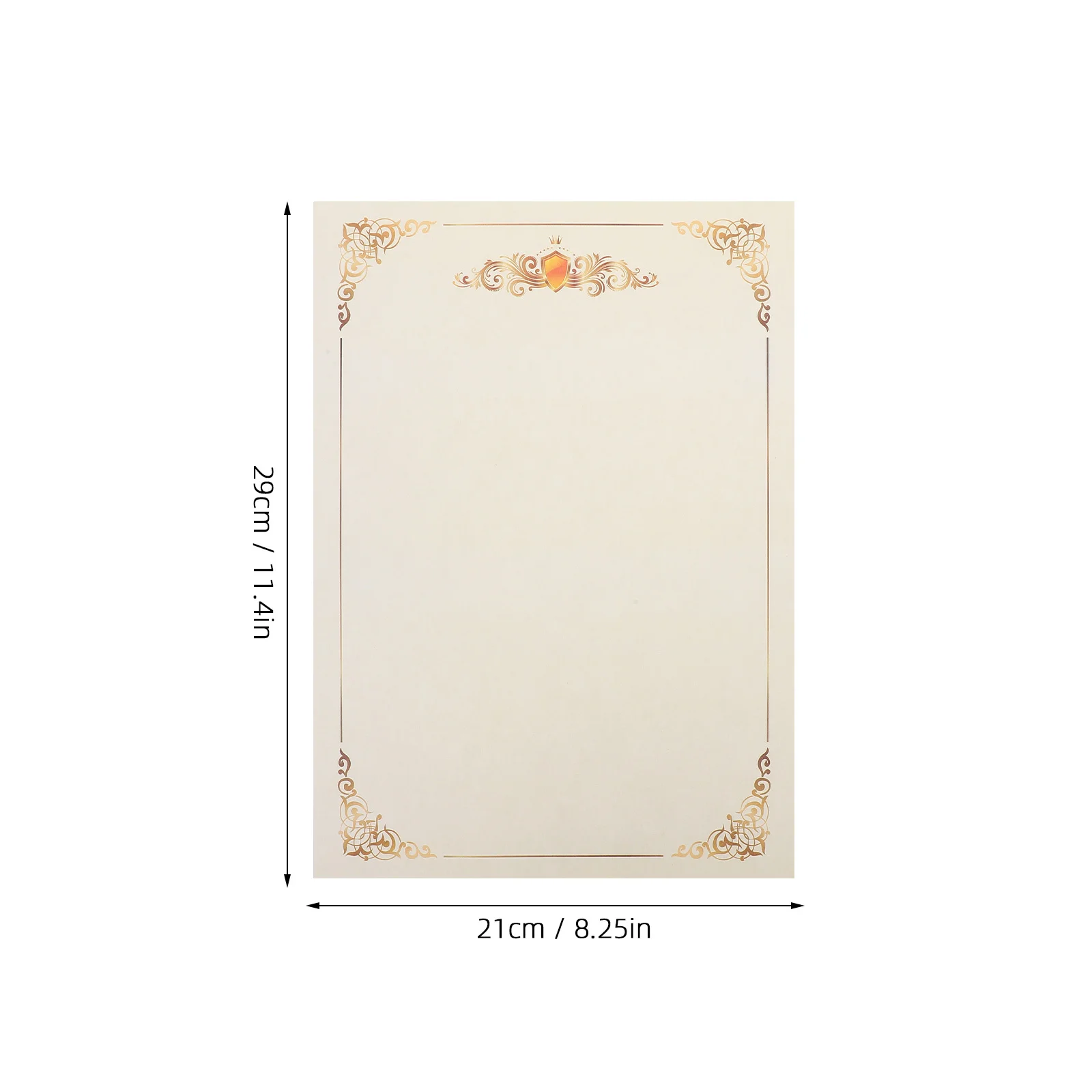 شهادة ورق A4 شهادات جائزة فارغة قابلة للطباعة للتعرف على الطلاب في التخرج المدرسي على الحدود الزهرية الناعمة