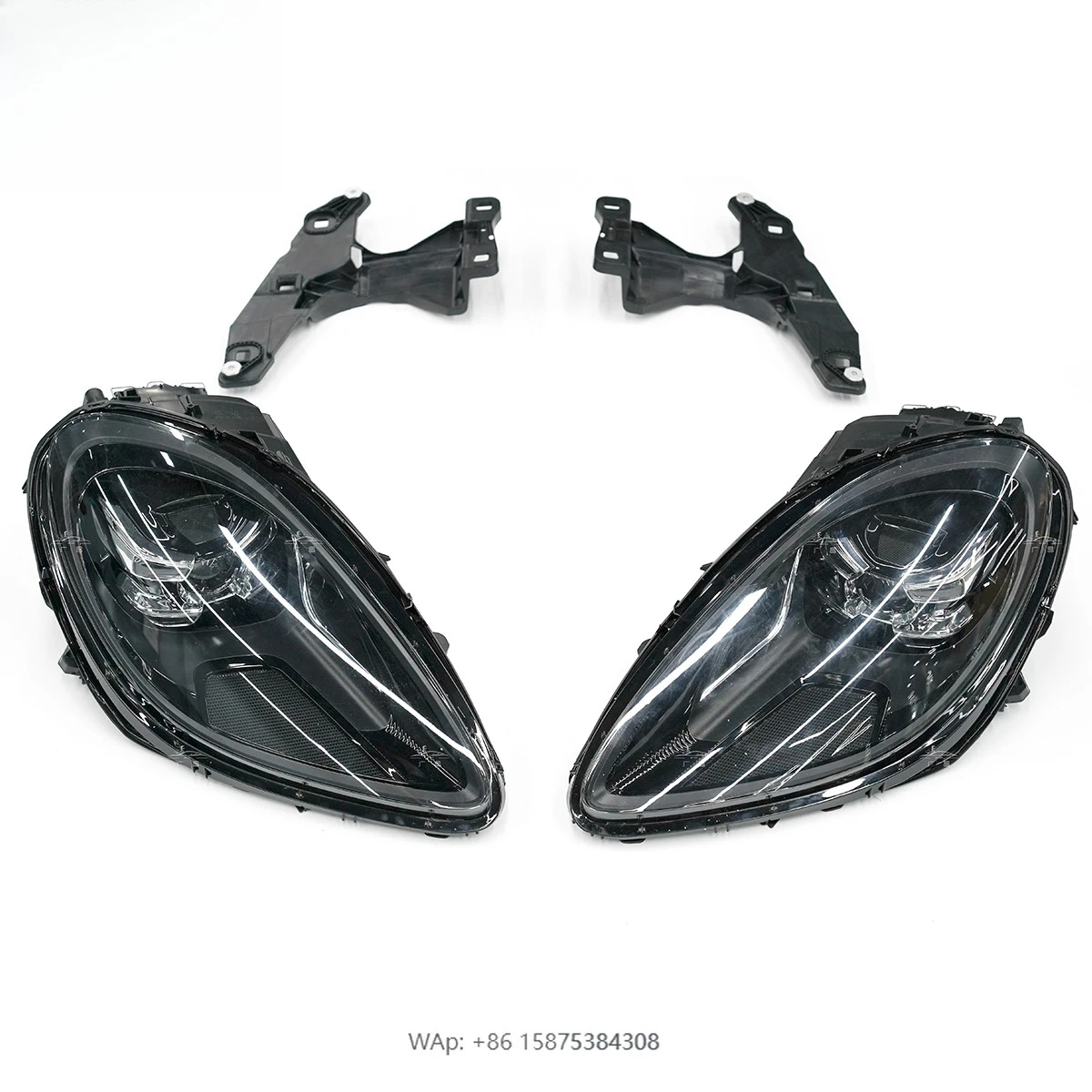 2014-2021 Macan 95B & 2022-Up 95B.3 Style Matrix PDLS LED Headlight Plug-and-Play Front Light 12V Bulb Replacement
