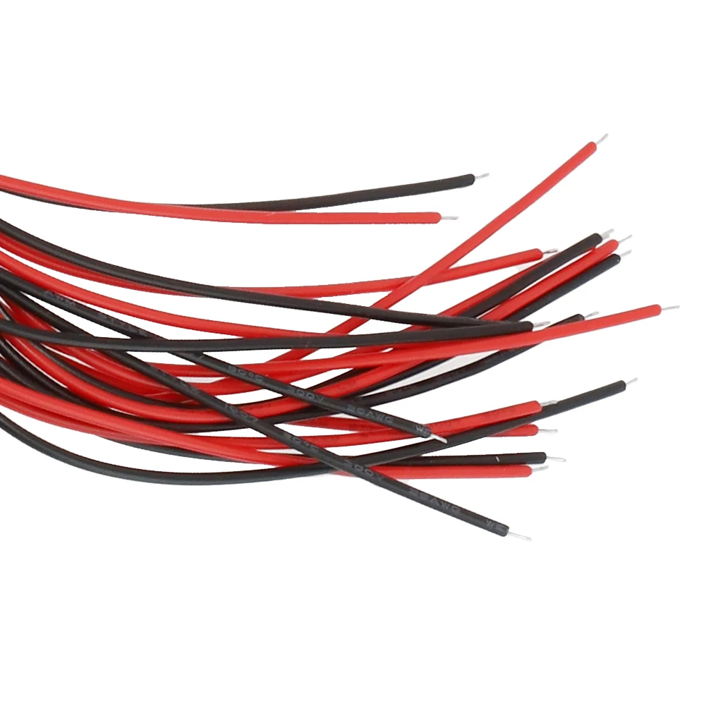 24 Pin For JST XH2 54mm Connector Set 10 Pieces with 20cm Wires 24AWG Electric Connection for 2pin 3pin 4pin Options