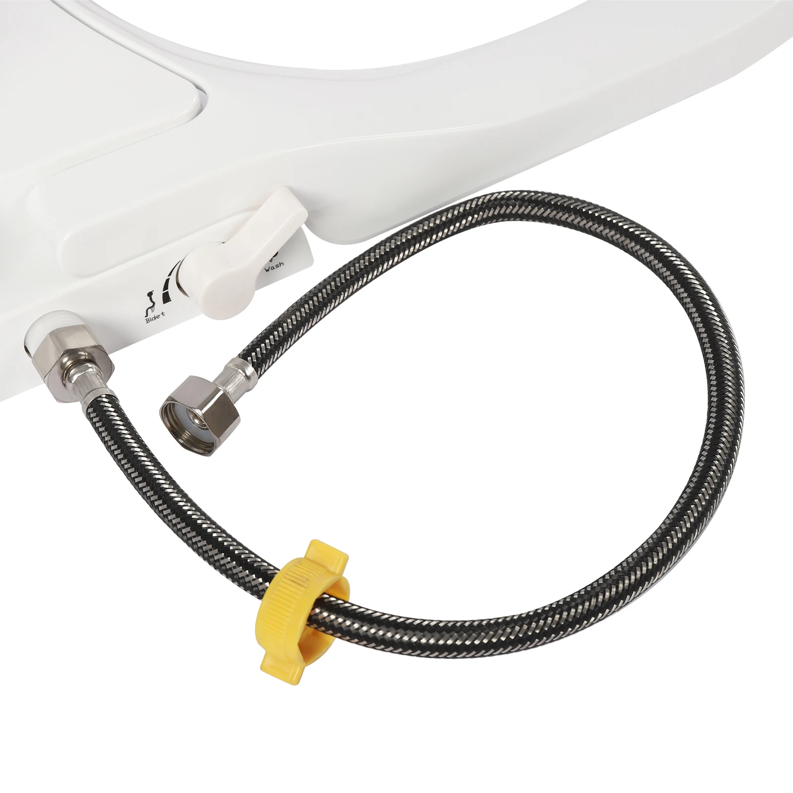 Dudukan Toilet Bidet Non-Elektrik Bentuk D, Dudukan Toilet Swash Ecoseat Non-Elektrik Bentuk Panjang, Dudukan Toilet Bidet dengan Kenyamanan yang Sesuai Bentuk Tubuh