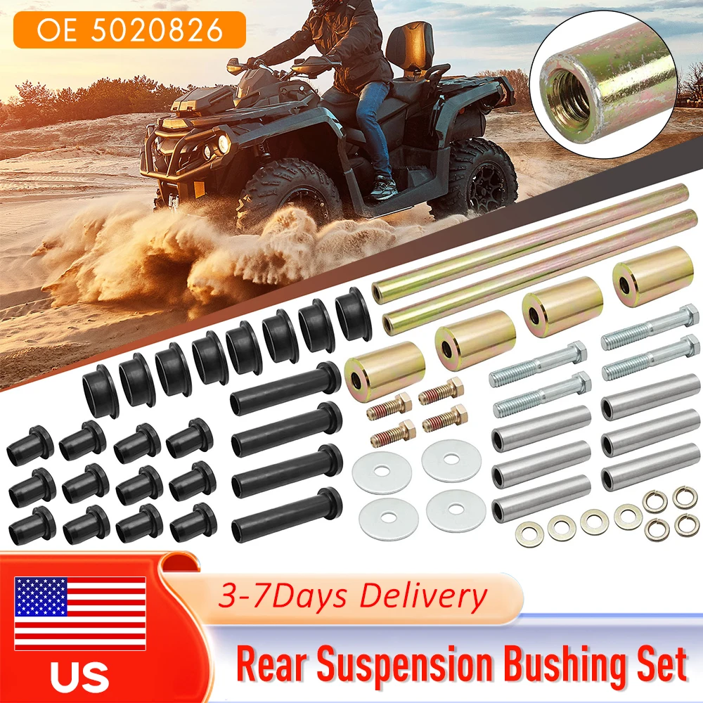 

OE5020826 Комплект втулок и осей верхних задних креплений A-образных рычагов (левый/правый) для амортизаторов Polaris Sportsman 400 450 600 700
