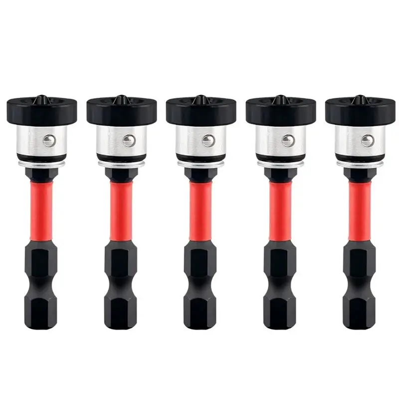 

ABVC 5Pcs Magnetic Positioning Screwdriver Bits 50Mm Drywall Screw Bits For Plasterboards