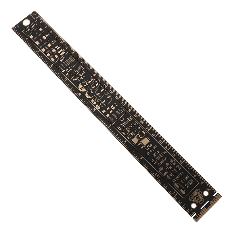 NVIDIA Faith Ruler II Multifunctional PCB Ruler Drawing Ruler Engineering Ruler PCB Engineering Ruler