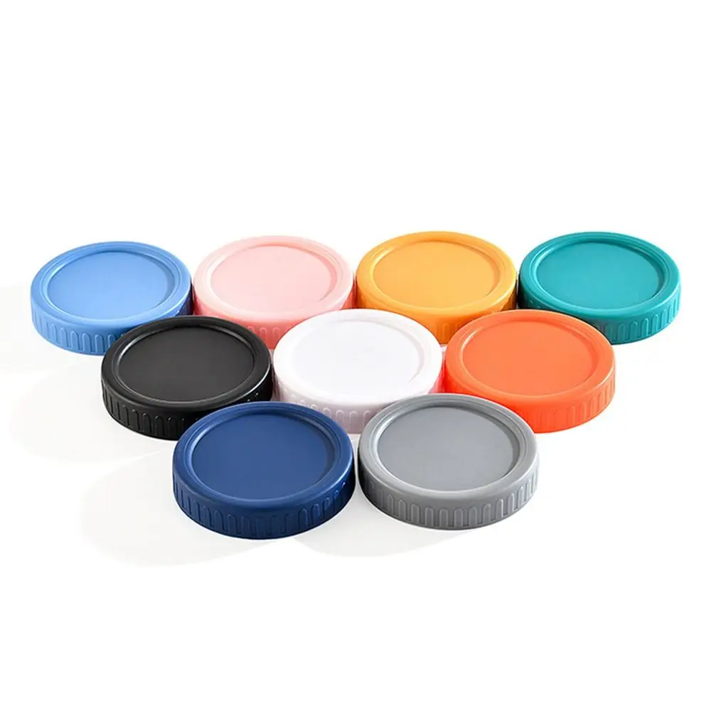 6pcs Plastic Mason Jar Lids for Wide Mouth Jar Leak-proof Seal 70mm 86mm Reusable Bottle Cover Spout Lid Good Seal Kitchen Tool