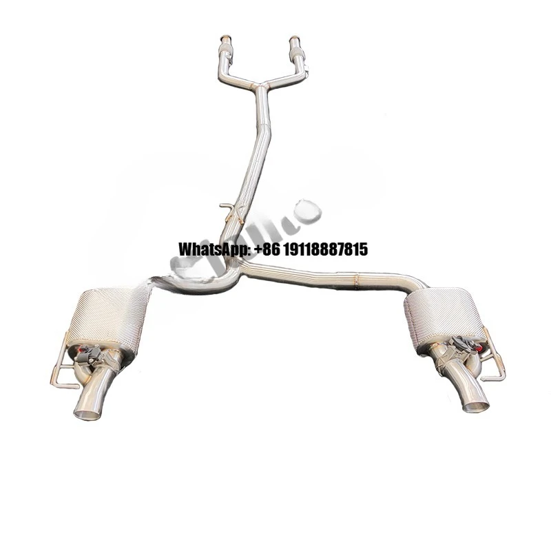 

Full Exhaust Car Accessories for Mercedes-Benz E43 3.0T 2016-2024 Stainless Steel 304 Valved Muffler Remote Control Exhaust