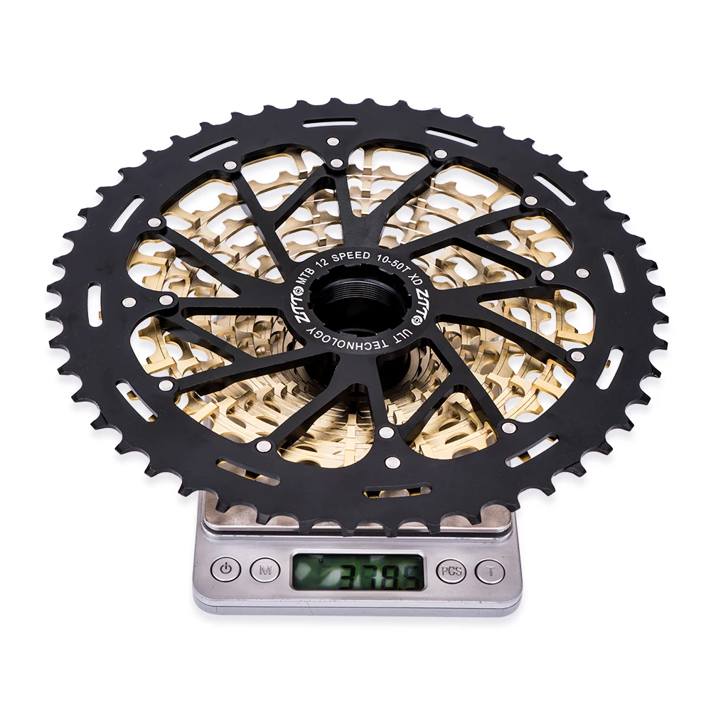 ZTTO MTB 12 Speed 10-52T 10-50T Eagle Cassette Ultimate XD Freewheel Gold 385g ULT CNC Steel lightweight 12s k7 12v Colorful