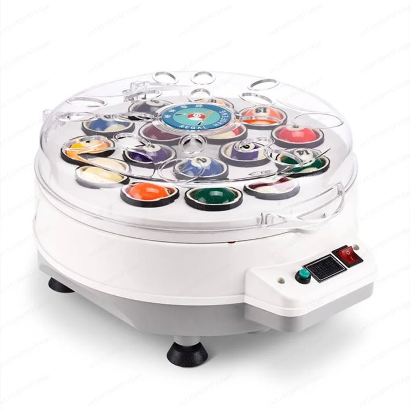 Automatic Billiard Ball Cleaning Machine 16/22 Holes, Pool & Snooker Ball Polisher for American Style