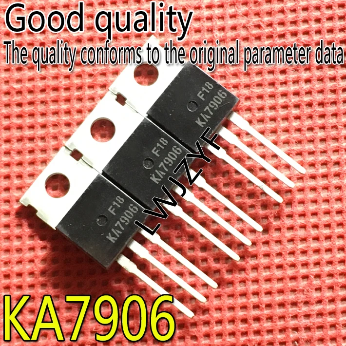 (1Pieces) New KA7906 KA7906TU 7906 TO-220 MOSFET Fast shipping