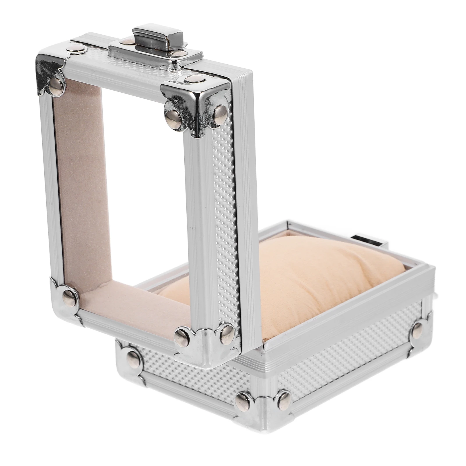 Single Winder Box Aluminum Alloy Storage Case Lock Compact Travel Watch Container Men Watches Watch Holder Gift Packaging