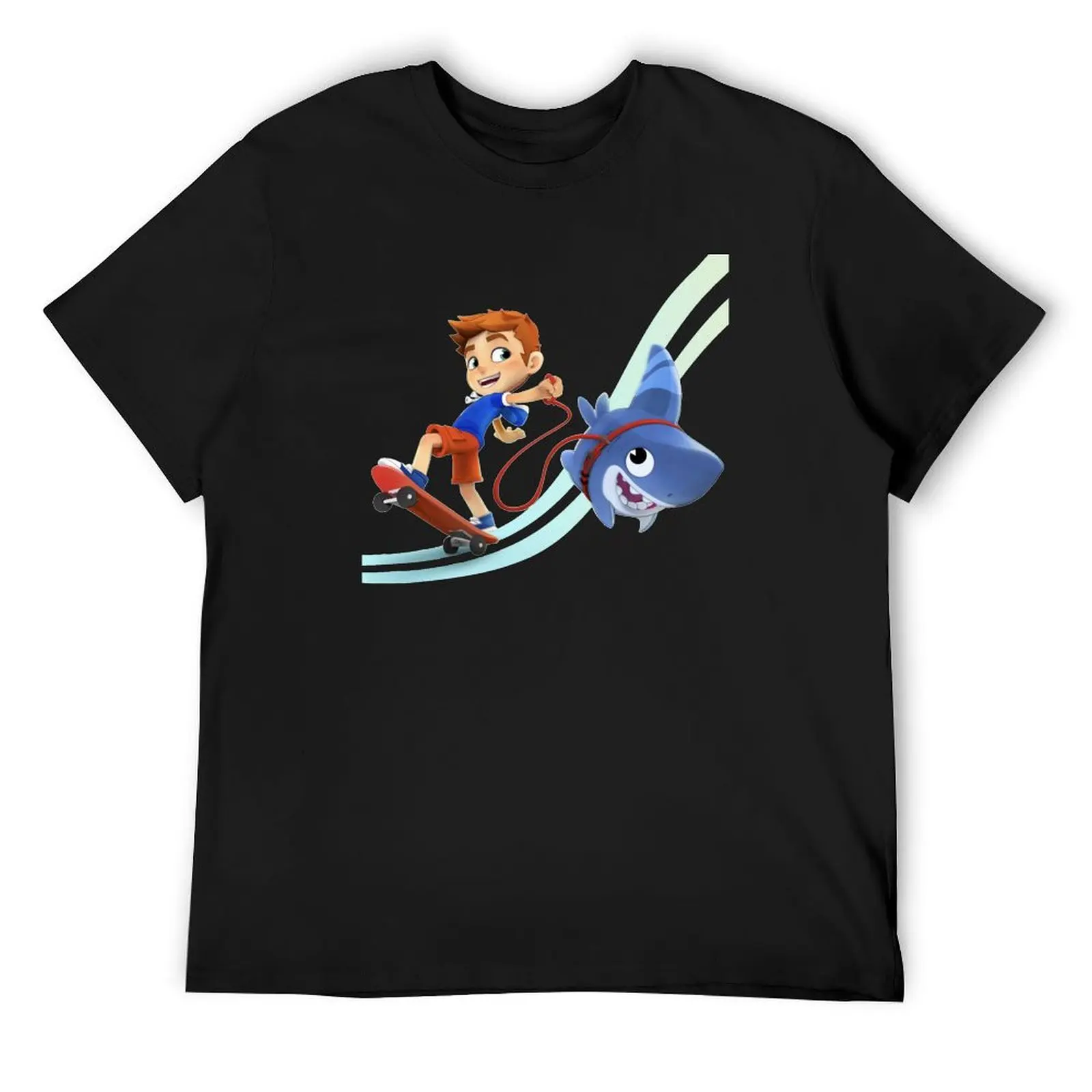 Sharkdog T-Shirt oversizeds shirts graphic tees plain black t shirts men