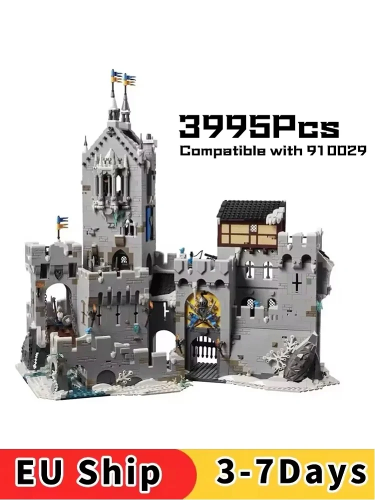 3997 Teile Berge-Festung Modellbausatz Spielzeug-Burg-Bausteine Kompatibel mit Set 910029 Geburtstagsgeschenke für Erwachsene
