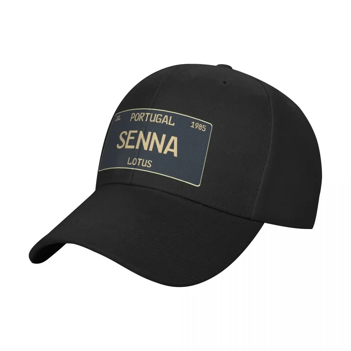 Ayrton Senna first win license plate black Baseball Cap Golf Hat Man New Hat Beach Outing Caps For Women Men's