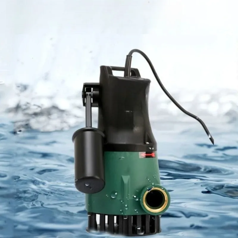High Head Submersible Pump Home Small Low Level Bottom Suction Drain Sewage Well Pump Industrial Cleaning Tools
