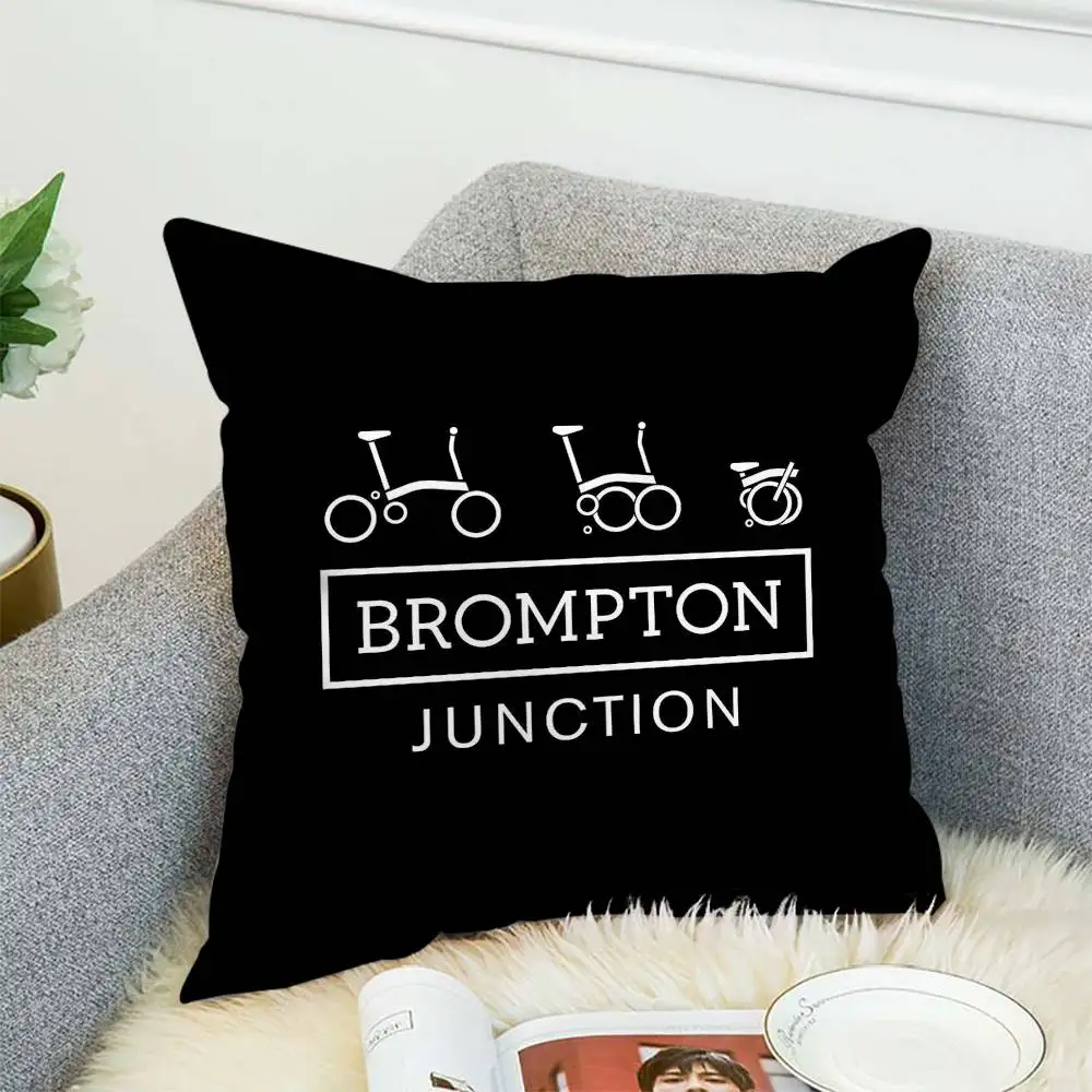 

B-Brompton Pillow Case Double-Sided Printing Cushion Cover 45x45 Decorative Cushions Sofa Home Decor Soft Pillowcase